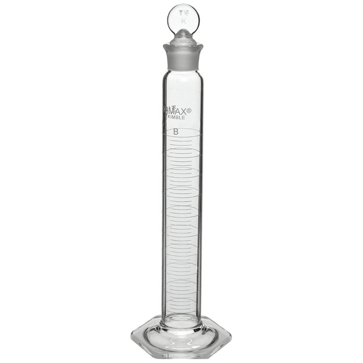 Kimax® Class B Cylinders w/ Single Metric Scale and Glass Stopper, 1000 mL, 20039-1000