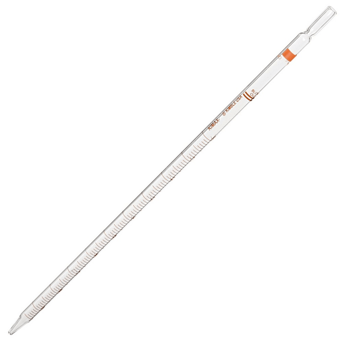 Kimble® Reusable Color-Coded Serological Pipette, Orange, 10 m, 37034A-10