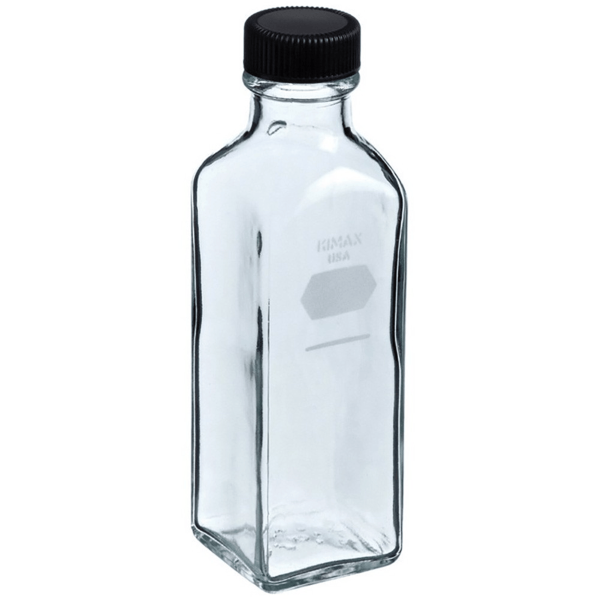 Kimble® Square Graduated Milk Dilution Bottle, 160 mL, 48/Case, 14925-160