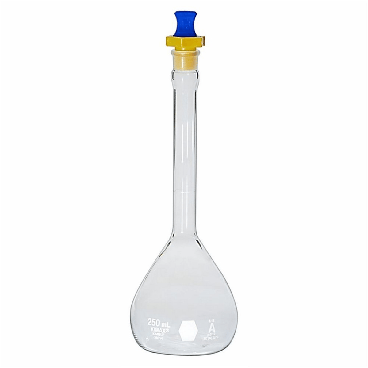 Kimble® Class A Volumetric Flask w/ Polyethylene Stopper, 250 mL, 28014P-250