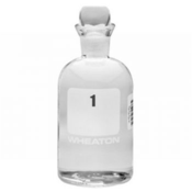 Wheaton® Bar-Coded BOD Bottles w/ Pennyhead-Stopper, 01-24, 300 mL, 227497-01G