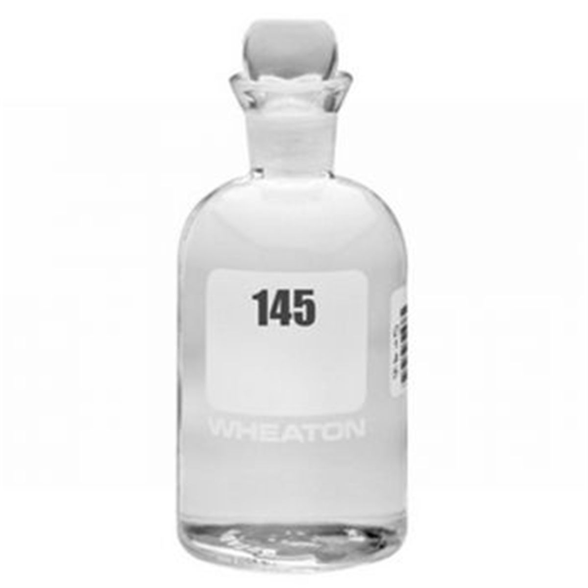 Wheaton® Bar-Coded BOD Bottles w/ Pennyhead-Stopper, 145-168-120, 300 mL, 227497-07G