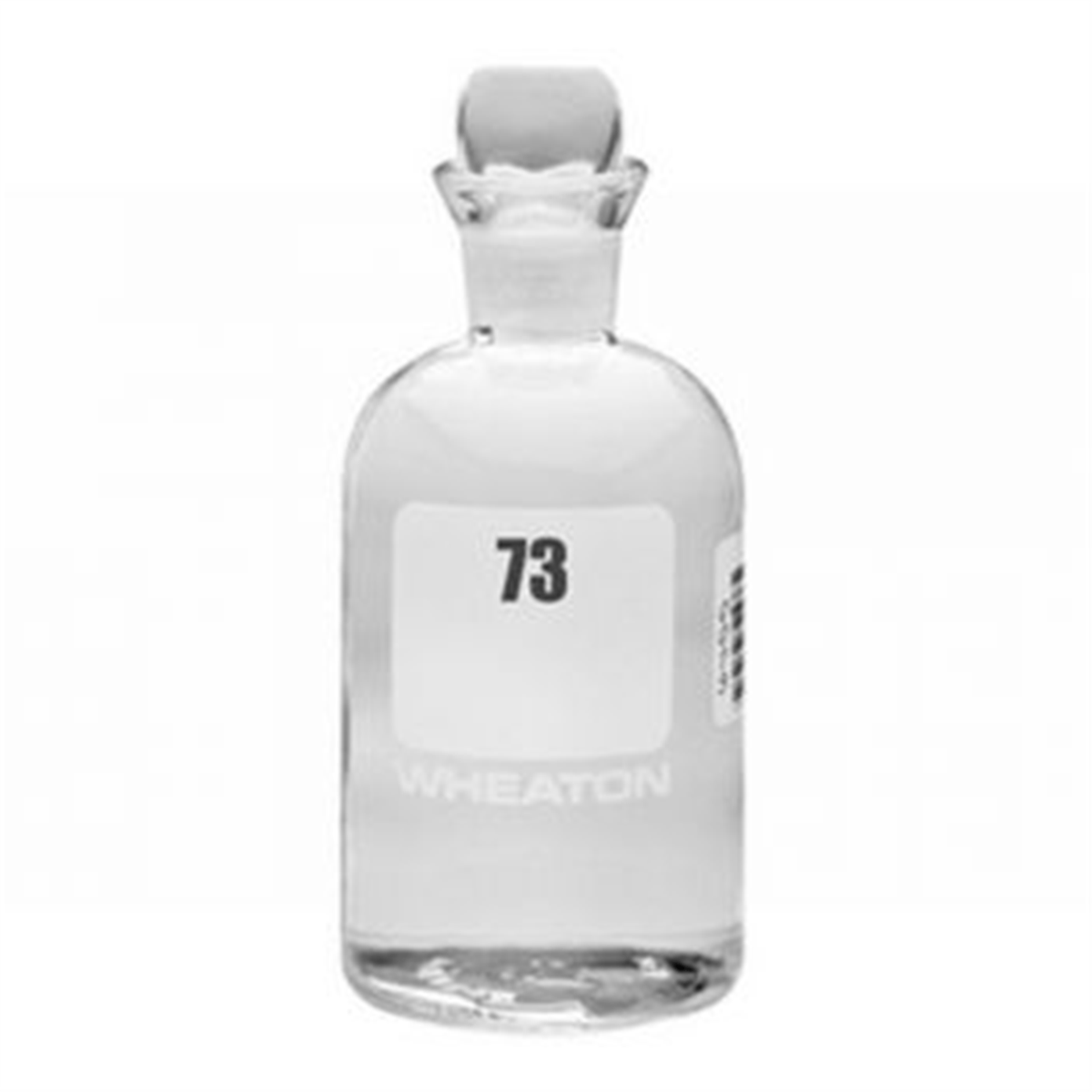 Wheaton® Bar-Coded BOD Bottles w/ Pennyhead-Stopper, 73-96, 300 mL, 227497-04G