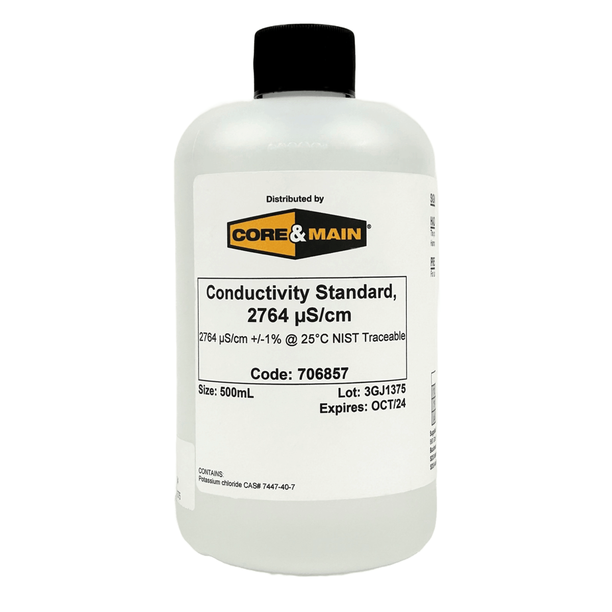 Core & Main Conductivity Standard, 2764 µS/cm, 500 mL