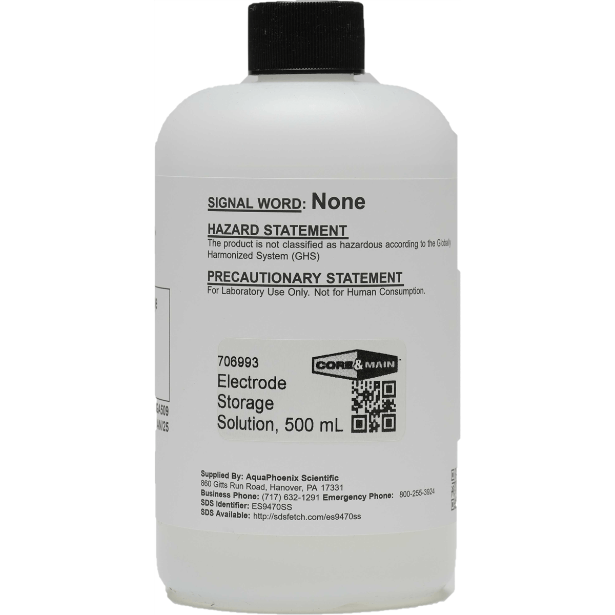 Core & Main Electrode Storage Solution, 500 mL