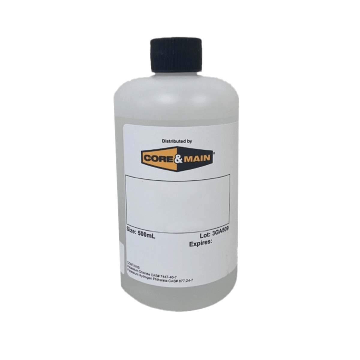 Core & Main Fluoride Standard, 2.0 mg/L (ppm), 500 mL
