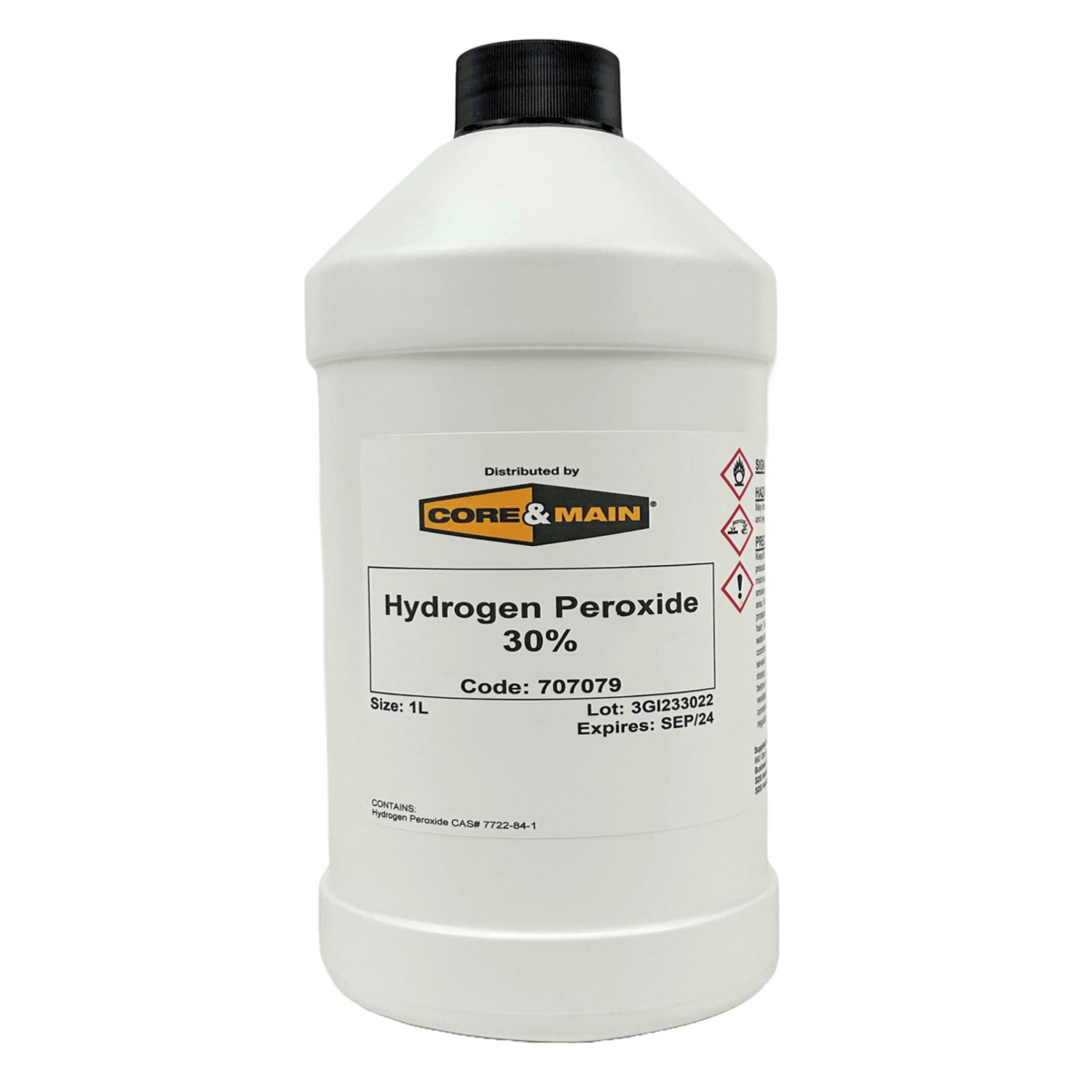Core & Main Hydrogen Peroxide, 30%, 500 mL