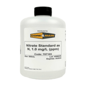Core & Main Nitrate Standard as N, 1.0 mg/L (ppm), 500 mL