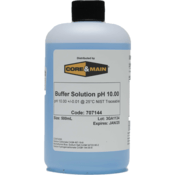 Core & Main pH Buffer Solution, pH 10.00, Blue, 500 mL