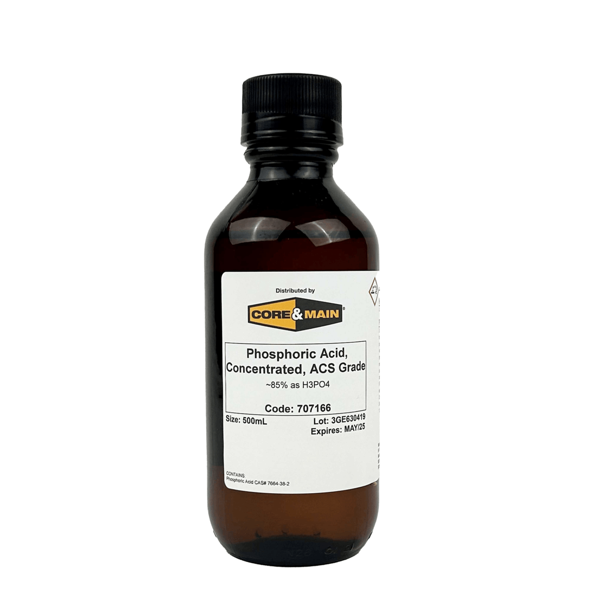 Core & Main Phosphoric Acid, Concentrated, 500 mL