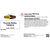 Core & Main Fluoride Buffer, TISAB III, 500 mL