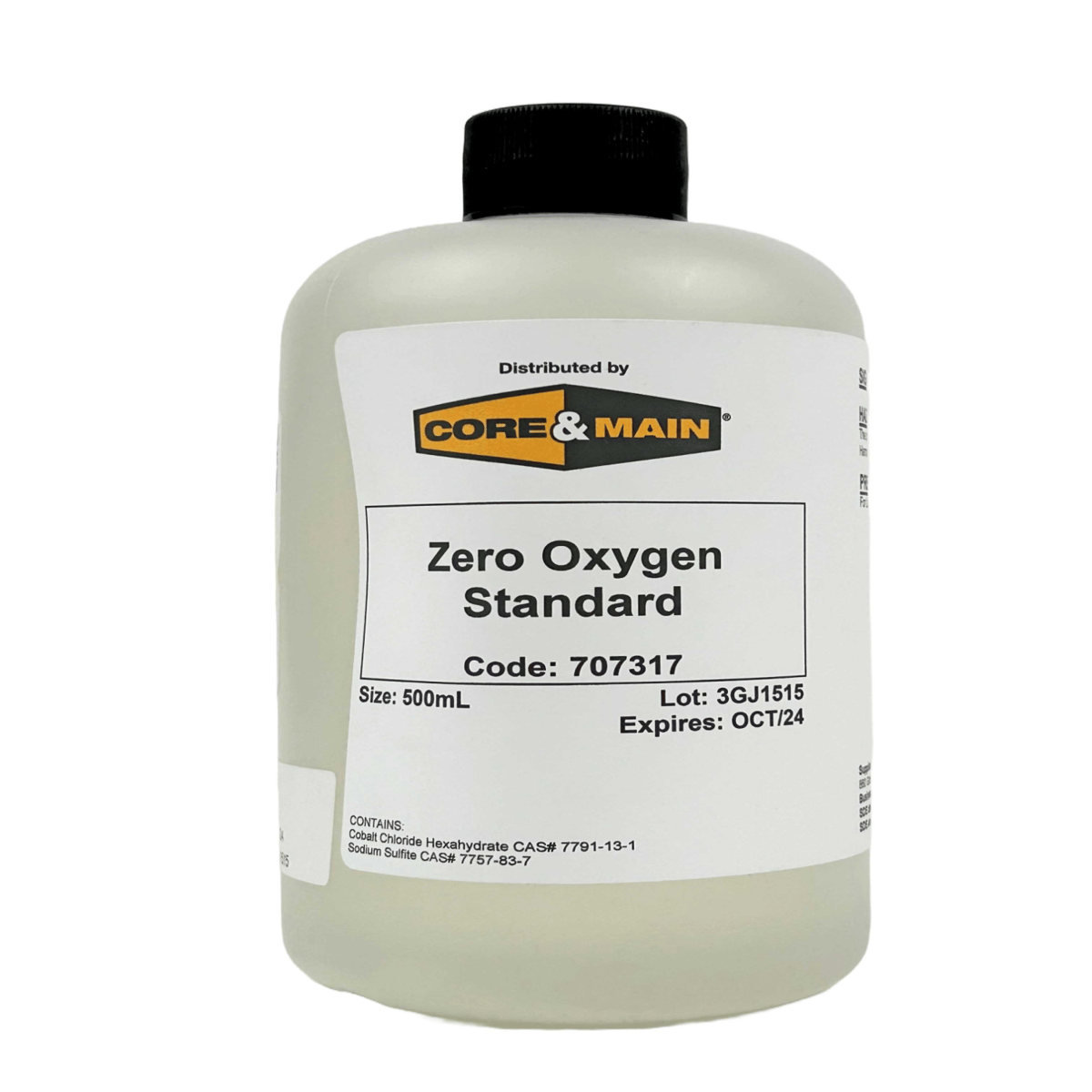 Core & Main Zero Oxygen Standard, 500 mL