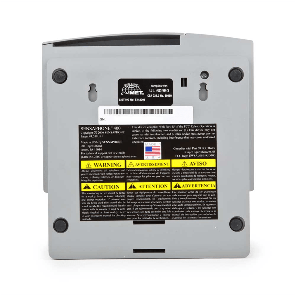 Sensaphone 400 Monitoring System FGD-0400