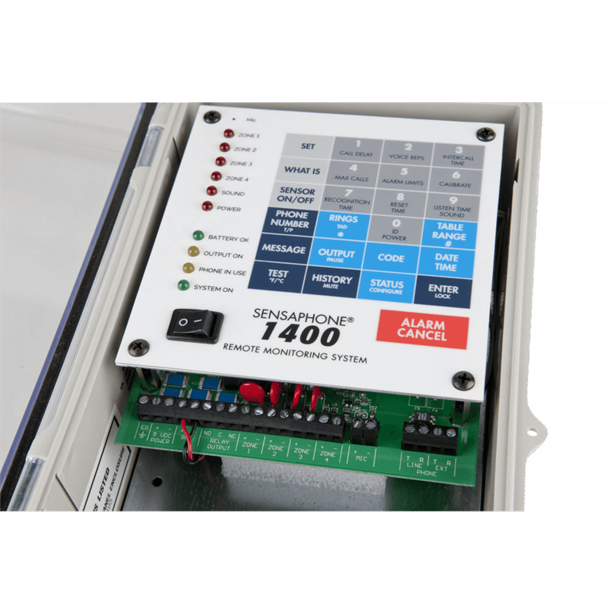 Sensaphone 1400 Monitoring System w/ NEMA 4X Solid Door Enclosure FGD-1400-SD