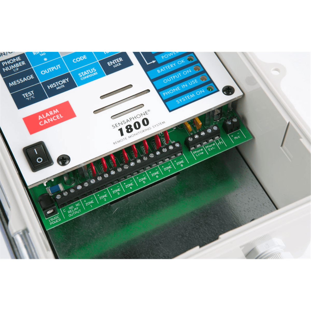 Sensaphone 1800 Monitoring System w/NEMA 4X Solid Door Enclosure FGD-1800-SD
