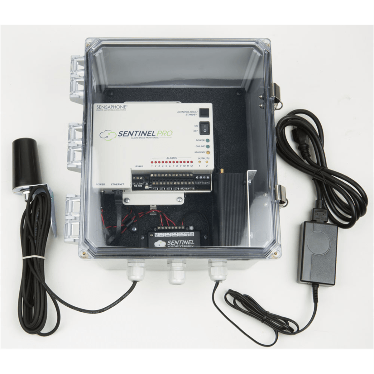 Sensaphone Sentinel Pro 4G AT&T Cellular Modem Clear Door SCD-PRO-4GATCD