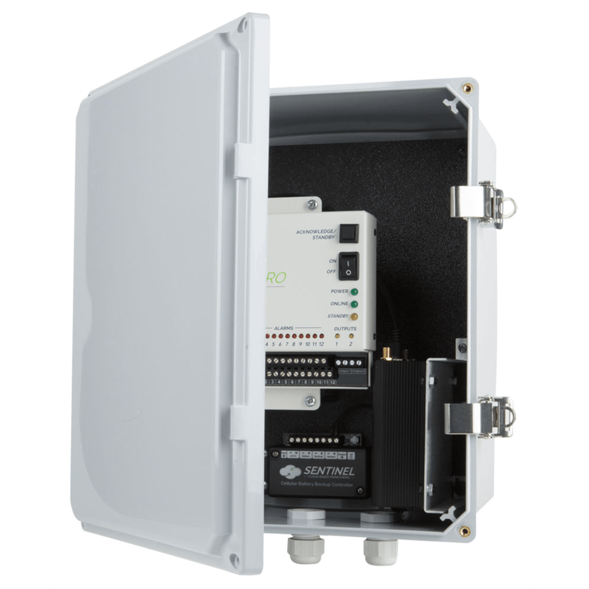 Sensaphone Sentinel Pro 4G AT&T Cellular Modem Solid Door SCD-PRO-4GATSD