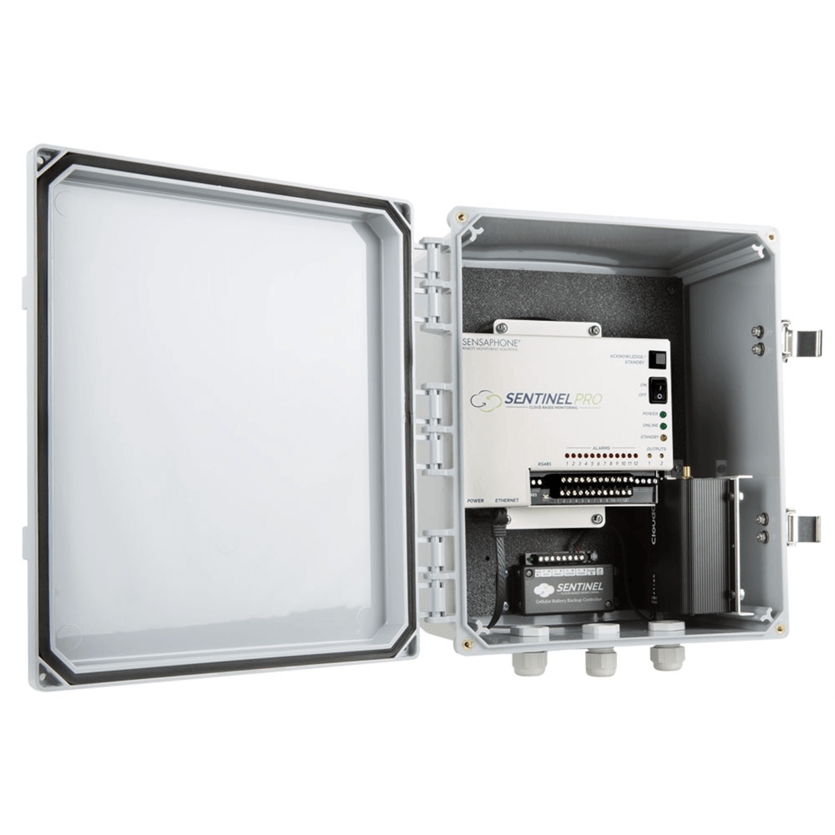 Sensaphone Sentinel Pro 4G Verizon Cellular Modem Solid Door SCD-PRO-4GVZSD