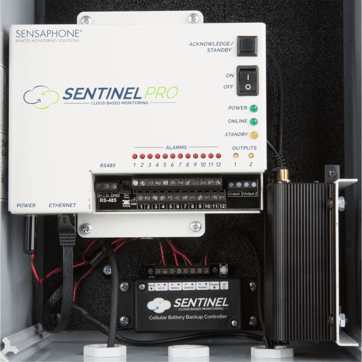 Sensaphone Sentinel Pro 4G Verizon Cellular Modem Solid Door SCD-PRO-4GVZSD