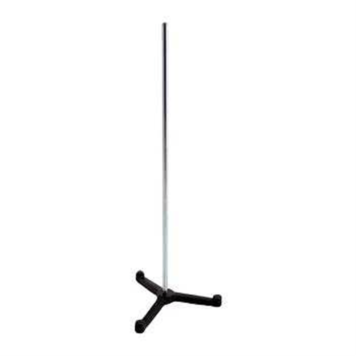 United Scientific Cast Iron Triangular Support Stand w/ Rod, 4" x 20", TSR420