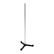 United Scientific Cast Iron Triangular Support Stand w/ Rod, 4" x 20", TSR420