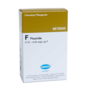 Hach Fluoride Chemkey Reagents, 0.10 -4.0 mg/L as F, Box of 25, 9878000