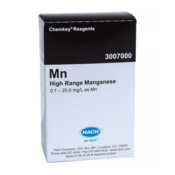 Hach HR Manganese Chemkey Reagents, 0.1 -25.0 mg/L as Mn, Box of 25, 3007000