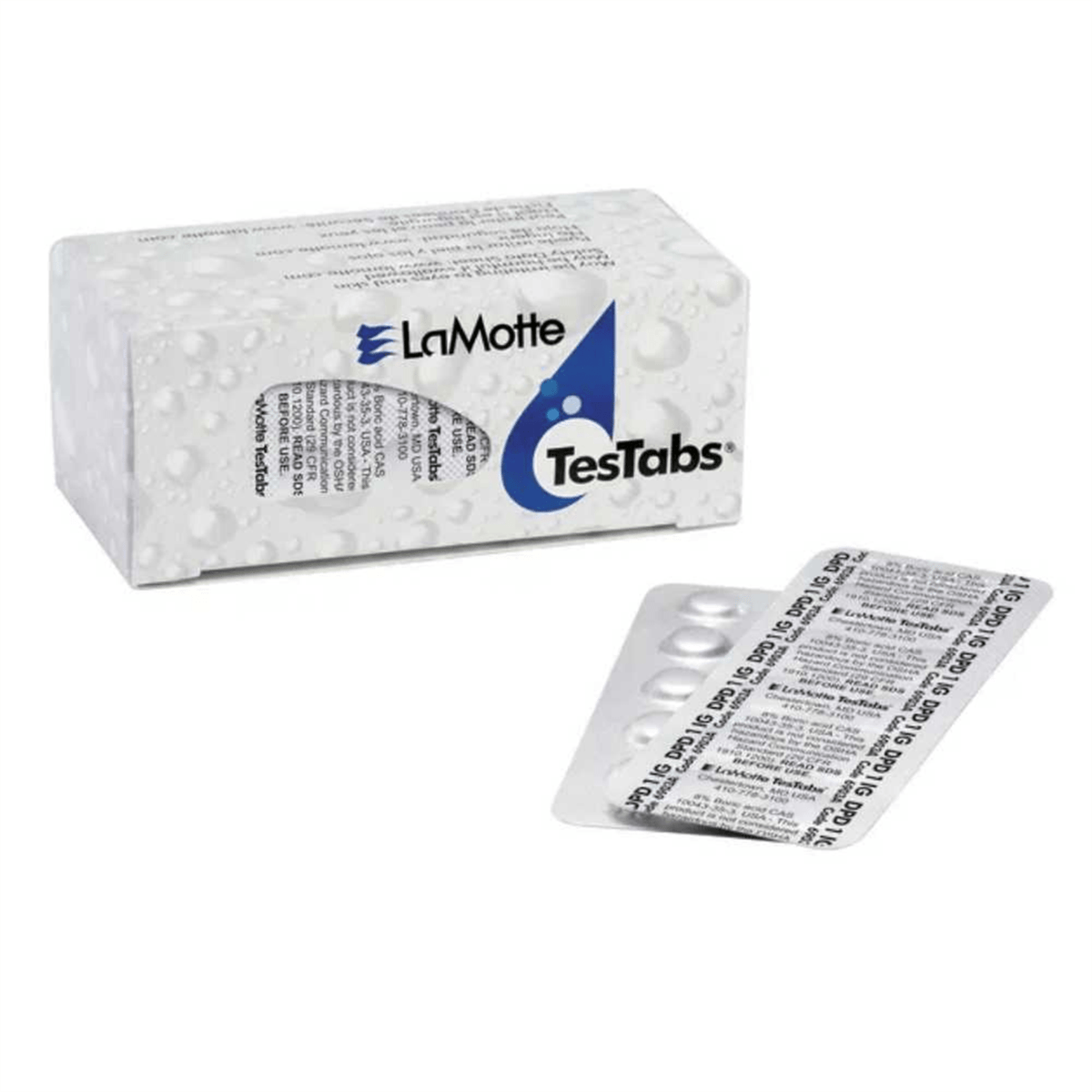 LaMotte DPD 1 Free Chlorine TesTabs®, Pack of 100, 6903A-J
