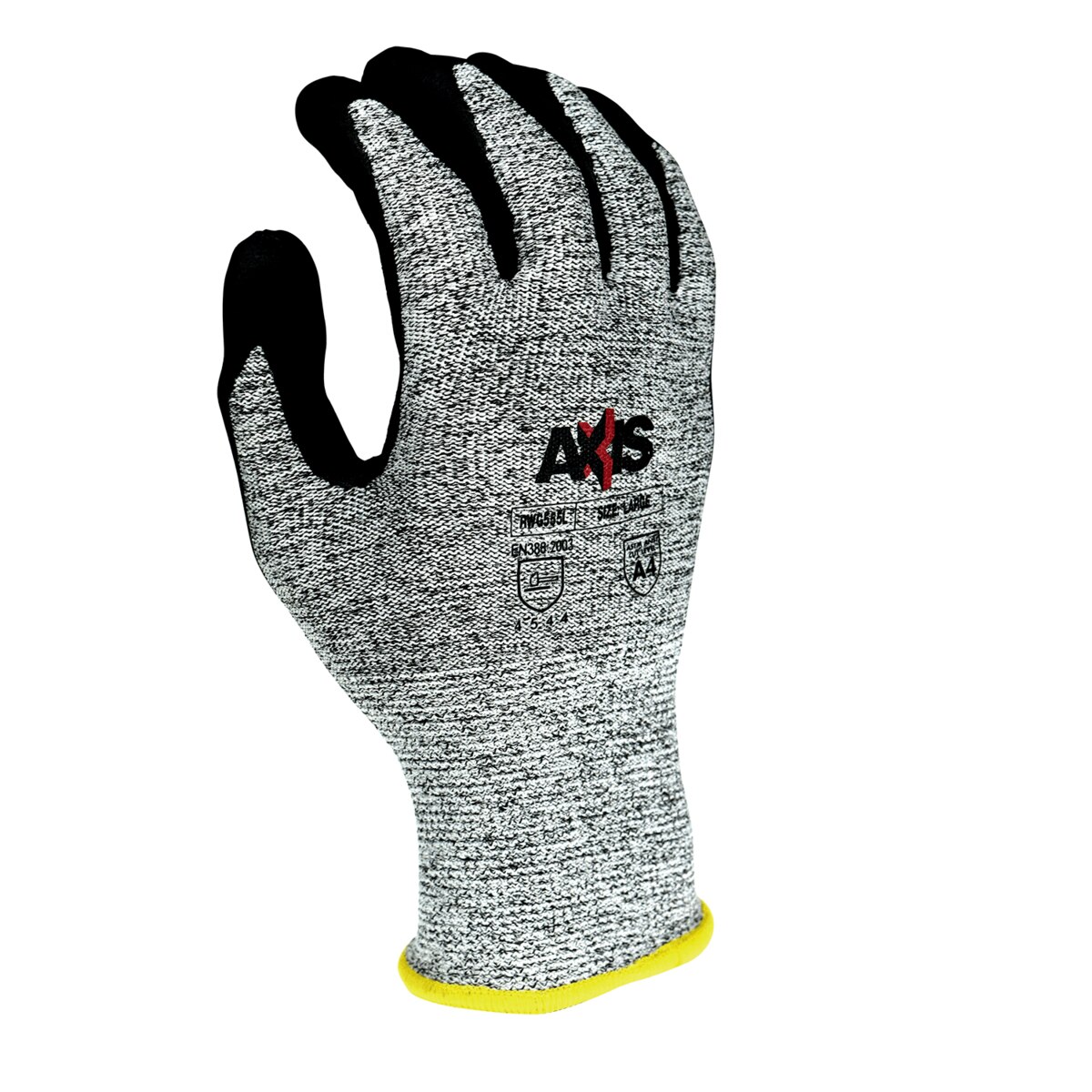 Radians® AXIS Cut Protection Level A4 Work Glove, Size M