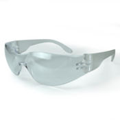 Radians Mirage Safety Glasses Eyewear Clear Frame Clear Anti-Fog Lens