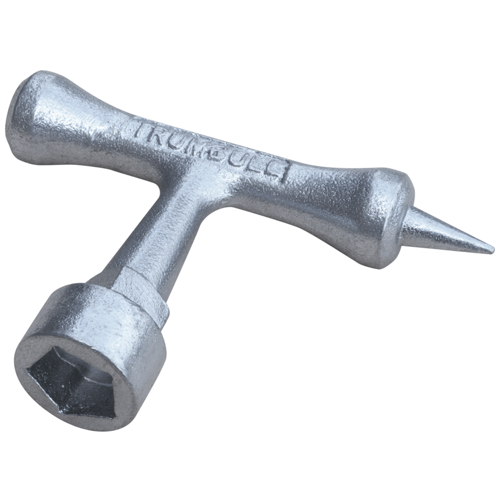 Trumbull Service Water Meter Box Cover Wrench Pentagon Style Hand Key Tool HK 0 367 4298