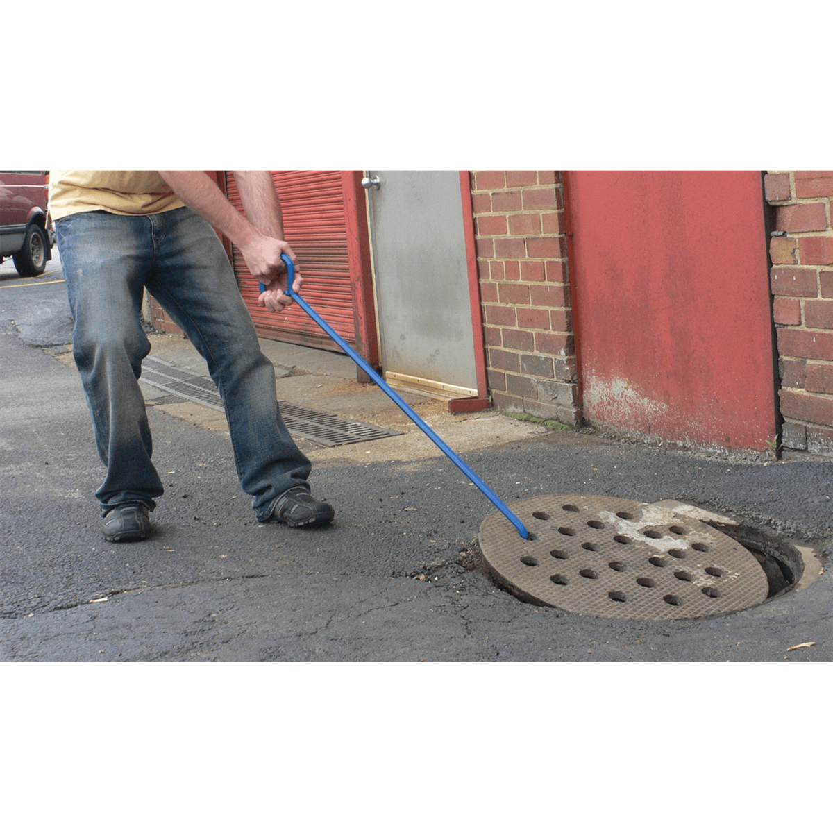 Trumbull In-Line Handle Manhole Cover Hook, 36" Long