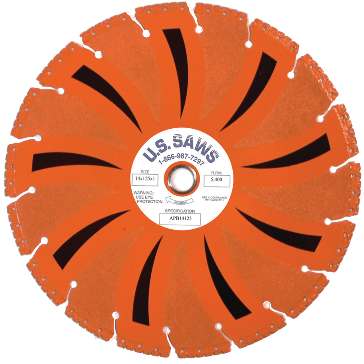 U.S. SAWS Tiger Tooth Diamond Pipe Cutting Blade