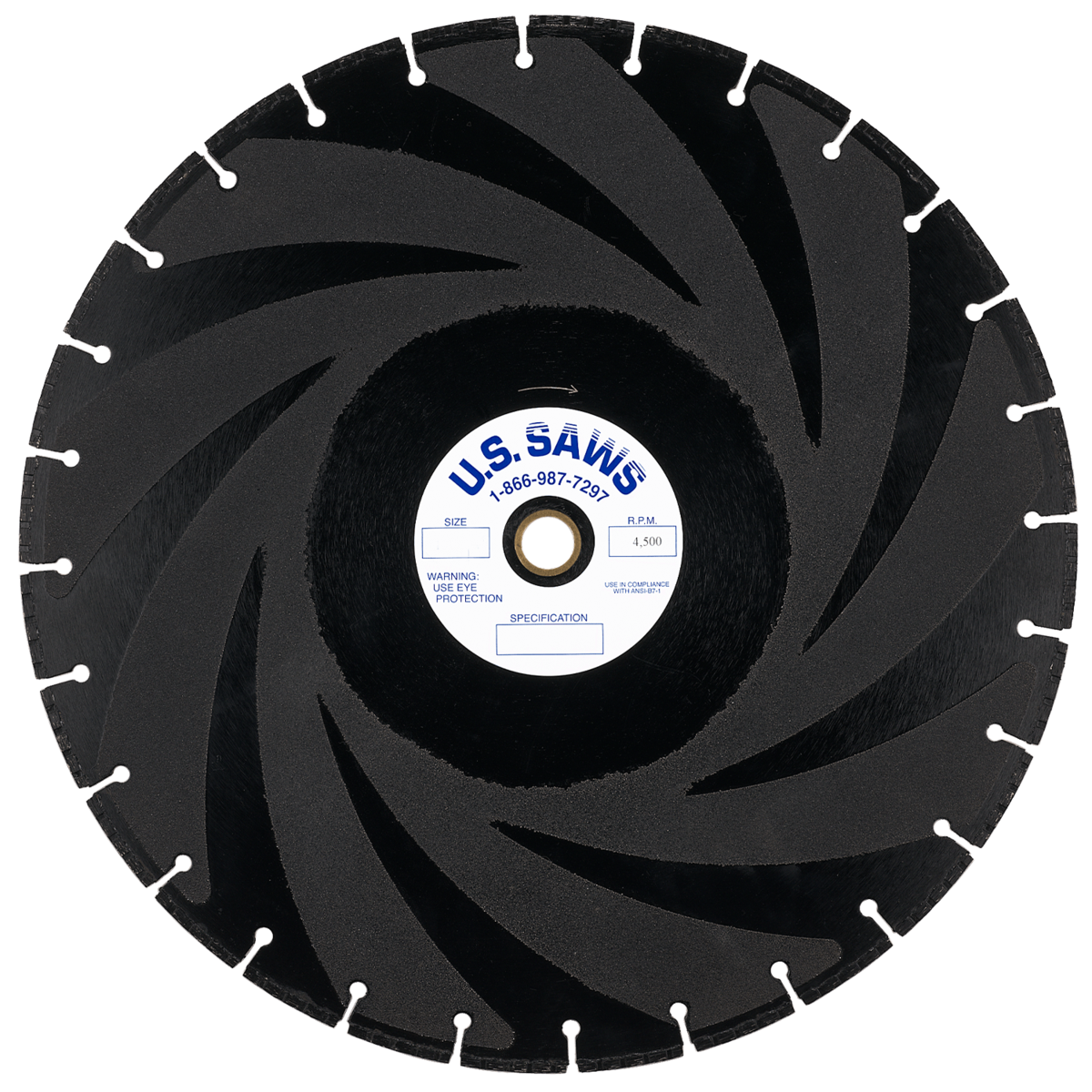 U.S. SAWS Pipe Piranha Diamond Pipe Cutting Blade