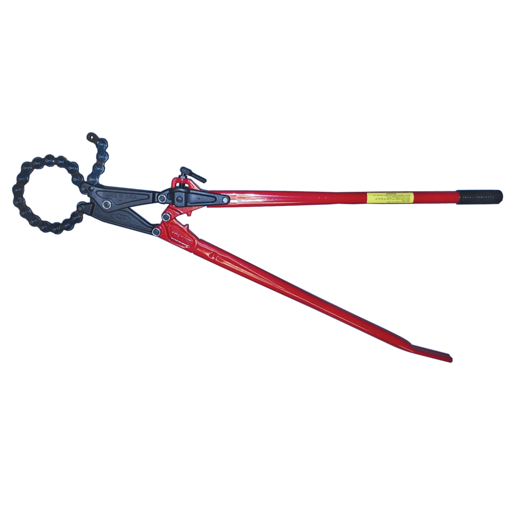 Wheeler Rex Manual Chain Style Pipe Cutter for 1 1 2 6 Cast Iron 4 10 Tile Clay