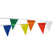Presco OSHA Pennant Flag, 12" x 18" x 105' Roll
