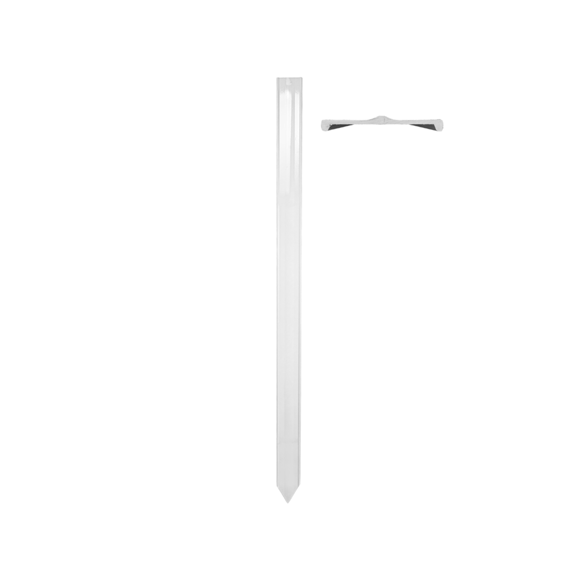 Rhino Fiberglass 3-Rail™ Post, 66", White