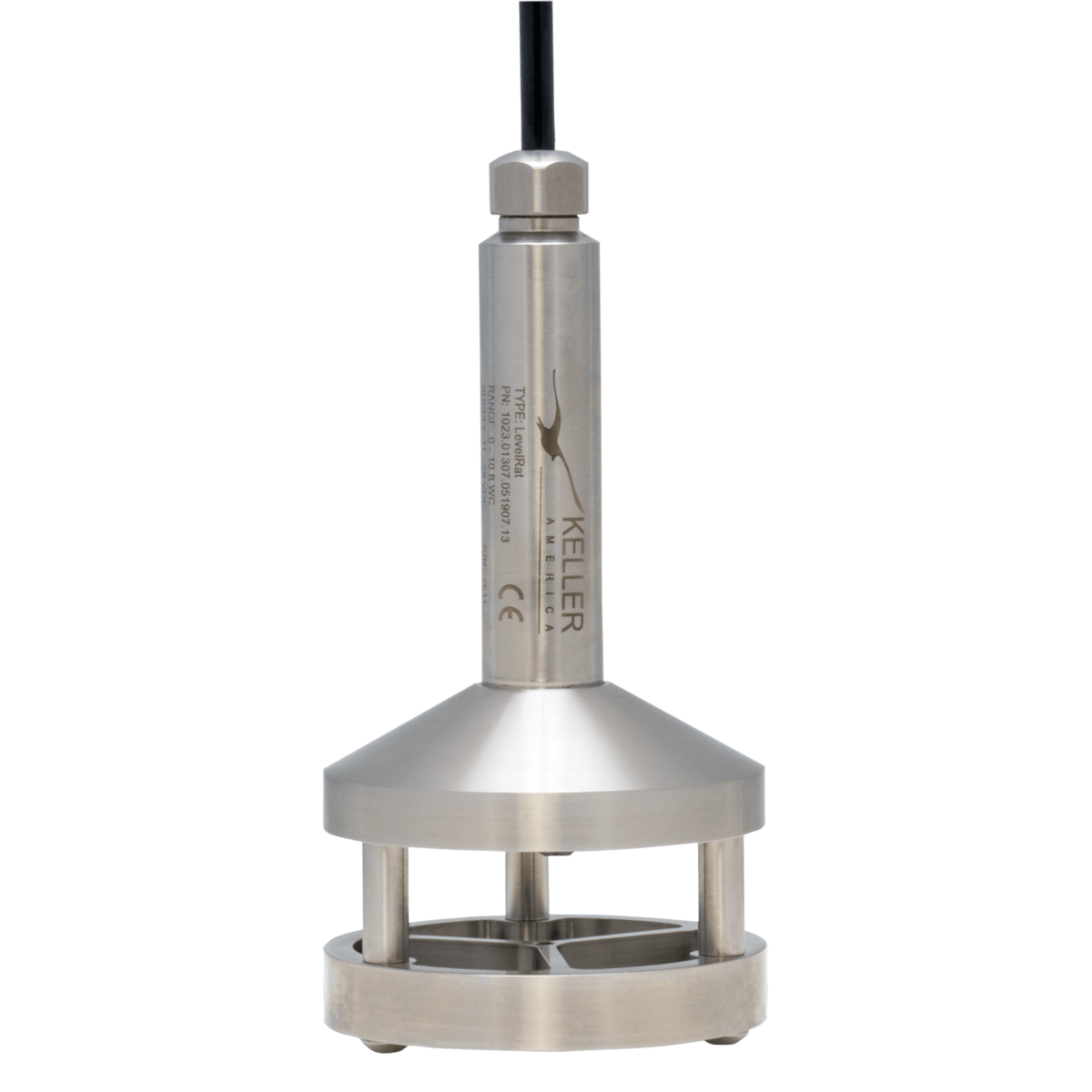 KELLER LevelRat Lift Station Submersible Level Transmitter, 0-5 PSI