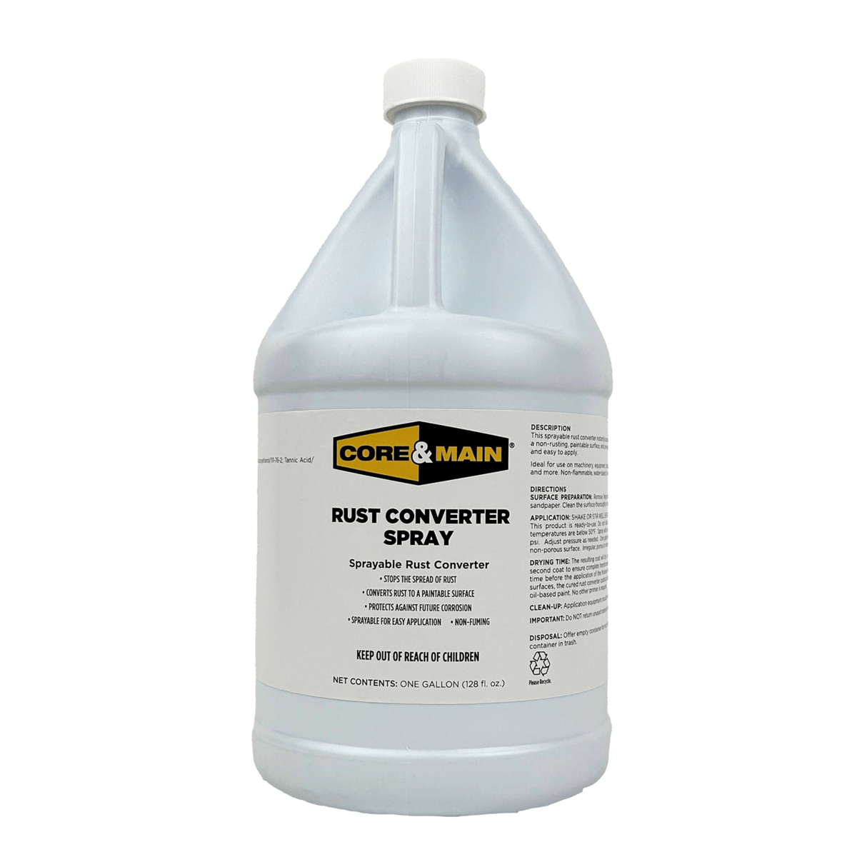 Core & Main Rust Converter, 1 Gallon, 4/Pack