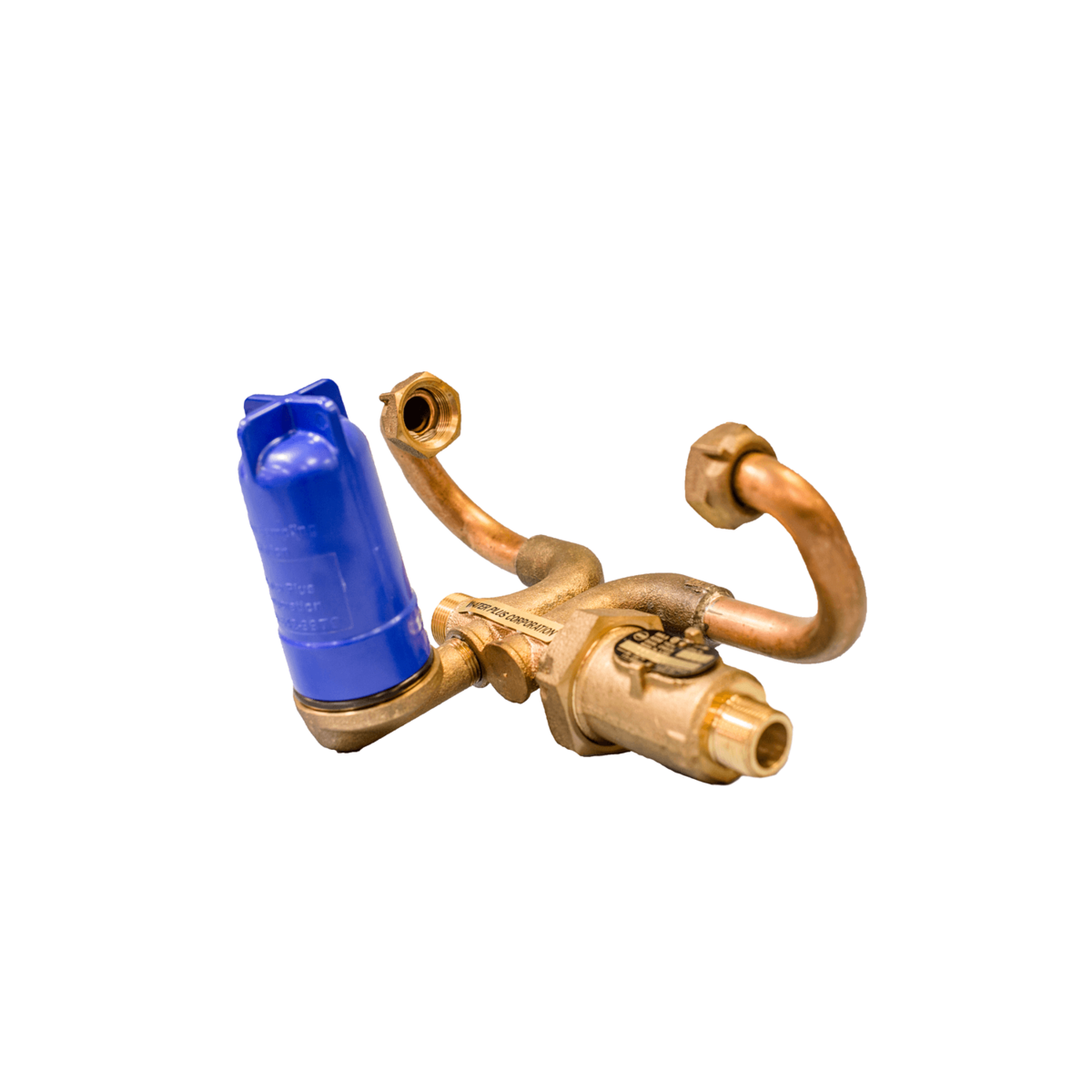Water Plus Corp Below Grade Resetter Sampling Station, 1/2" Meter, Brass, Plug Type, Quick Connect