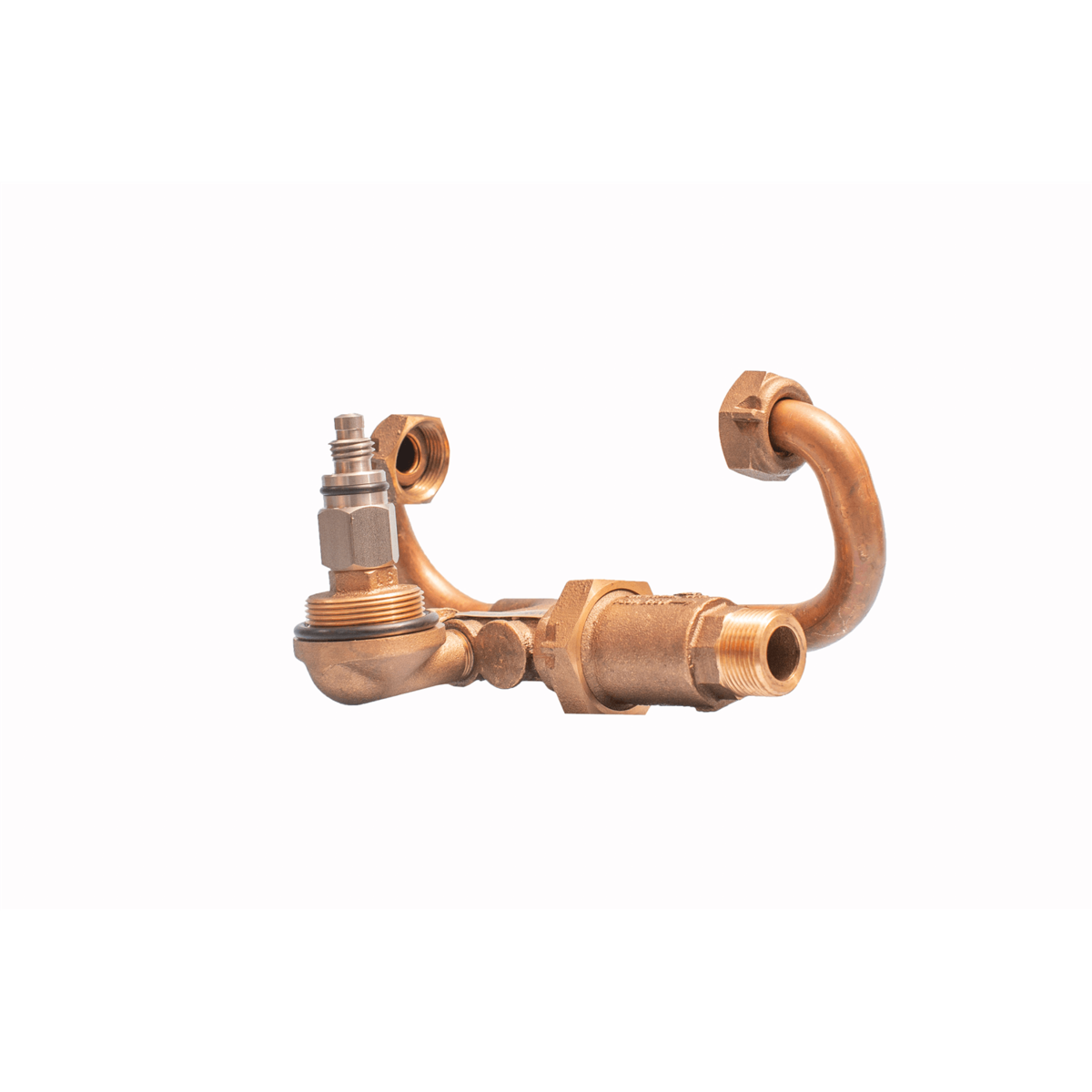 Water Plus Corp Below Grade Resetter Sampling Station, 1/2" Meter, SS, Screw Type, Quick Connect