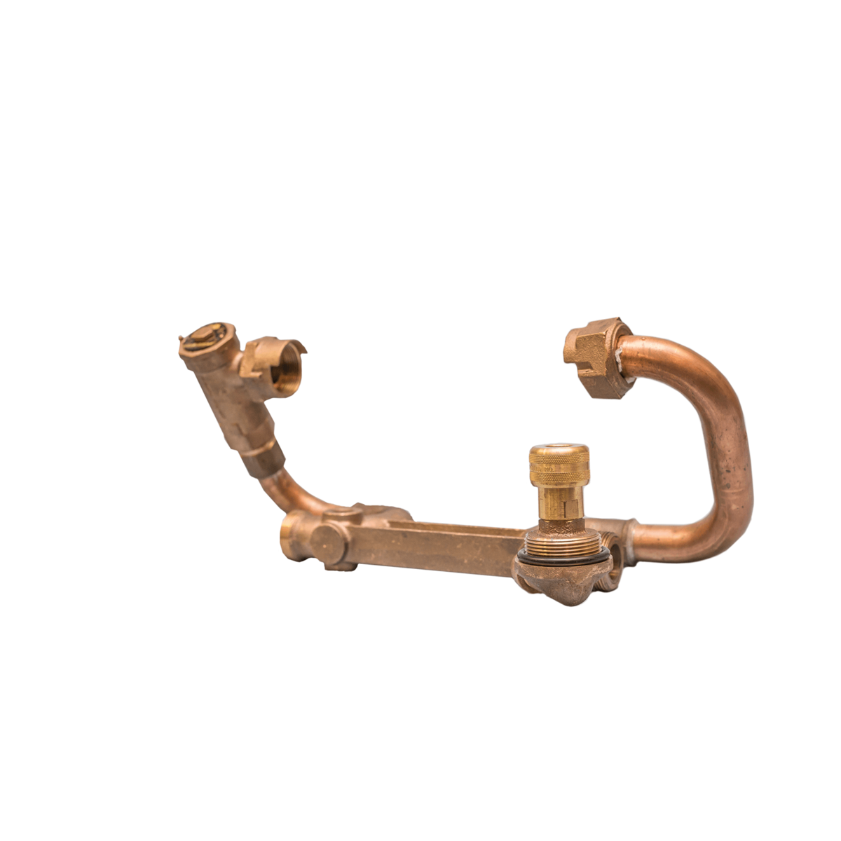 Water Plus Corp Below Grade Resetter Sampling Station, 1" Meter, Brass, Plug Type, Quick Connect