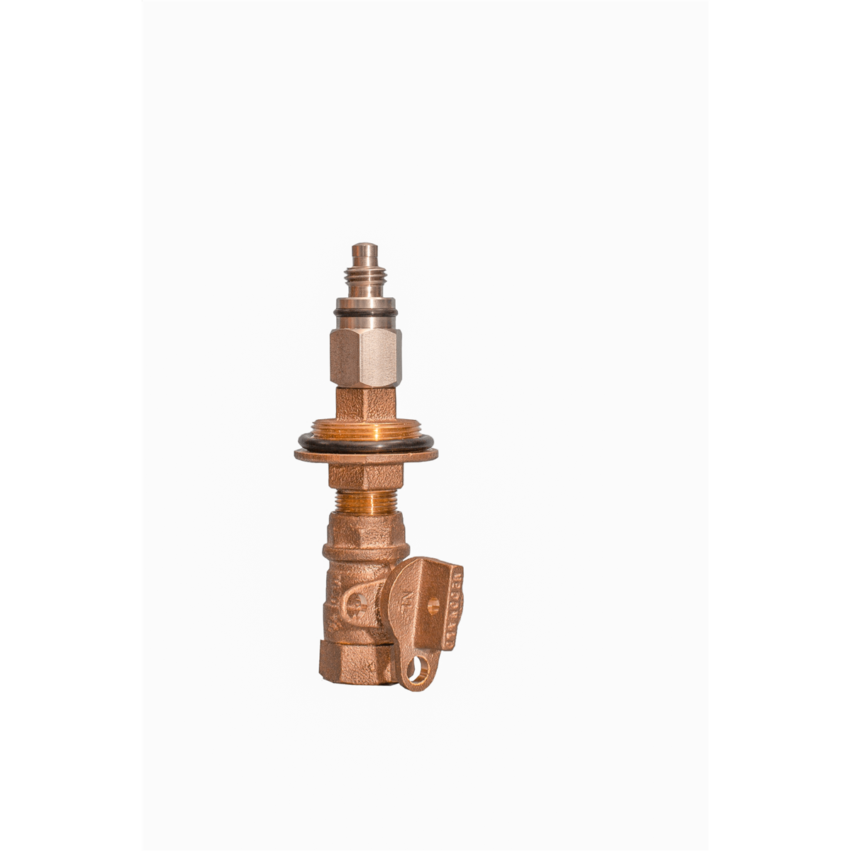 Water Plus Corp Above/Below Grade Vertical Mount Sampling Station w/ Curb Stop, SS, Screw, QC