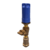 Water Plus Corp Above/Below Grade Vertical Sampling Station w/Curb Stop & Backflow, Brass, Plug, QC