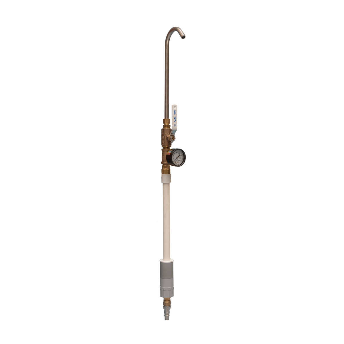 Water Plus Corp Sampling Rod, Fits Below Grade Sampling Stations w/ Brass, Push Type, Quick Connect