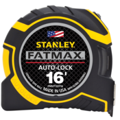 STANLEY FatMax Auto-Lock Tape Measure, 16'