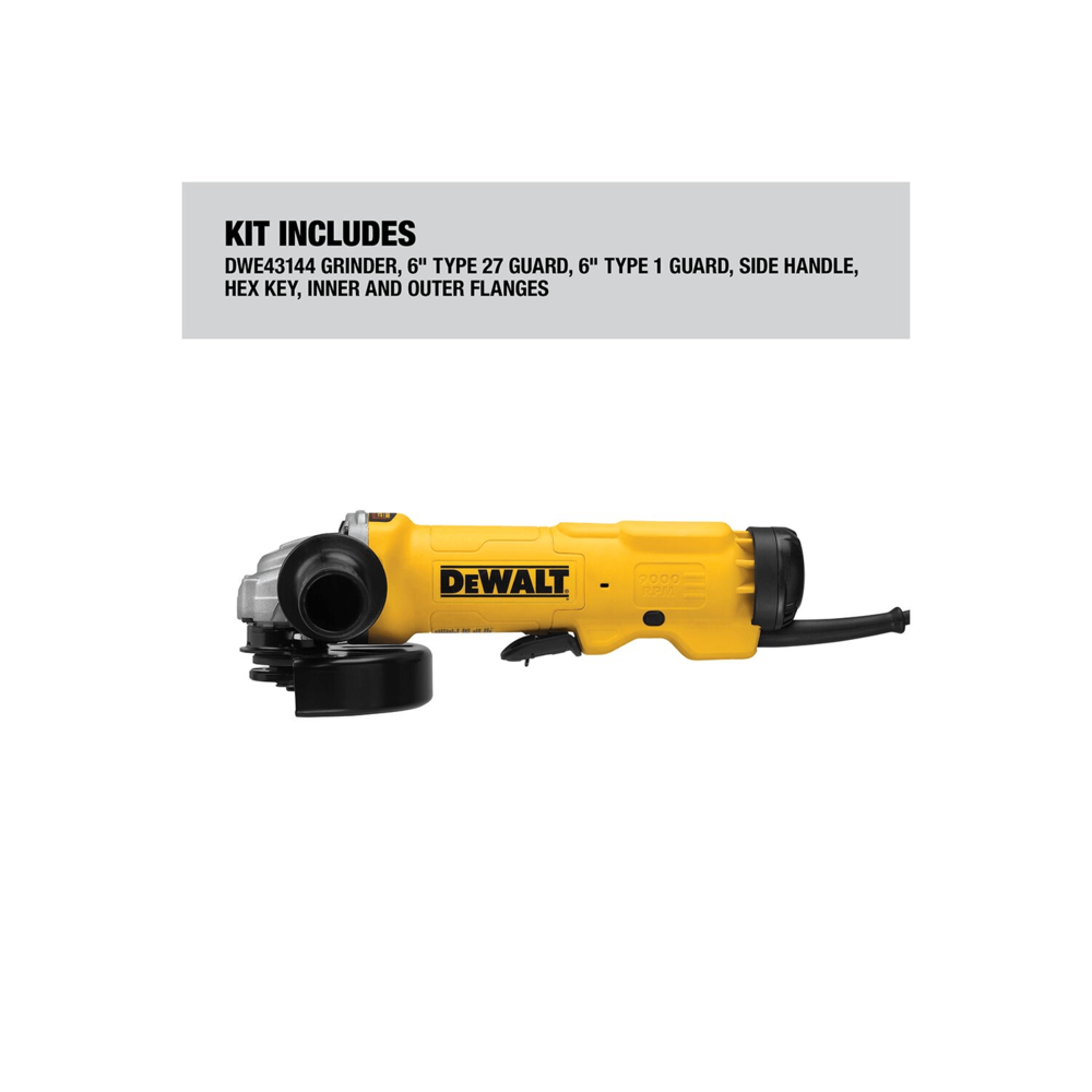 DEWALT High Performance Paddle Switch Grinder 6