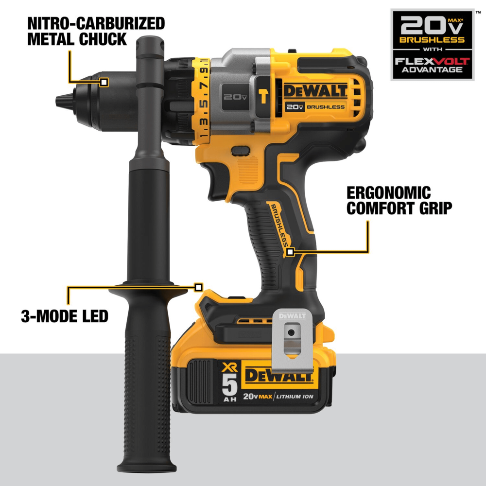 Dewalt flexvolt brushless sales 2 tool kit