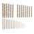 IRWIN 29-Piece Cobalt Alloy Steel M-35 High-Speed Steel Drill Bit Metal Index Set