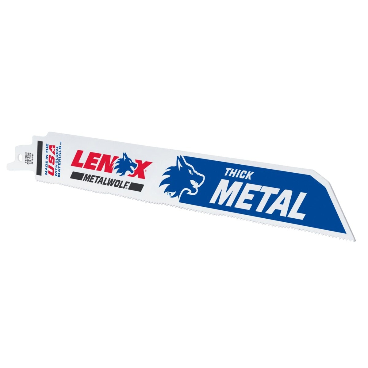 LENOX Bi-Metal Cutting Reciprocating Saw Blade, 9", 14 TPI, 25/Pack
